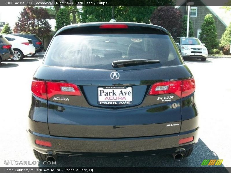 Nighthawk Black Pearl / Taupe 2008 Acura RDX Technology