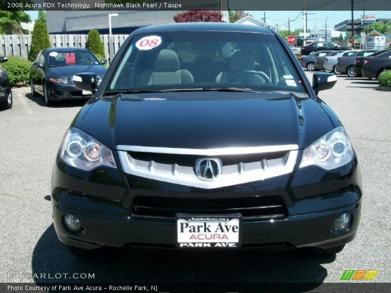 Nighthawk Black Pearl / Taupe 2008 Acura RDX Technology
