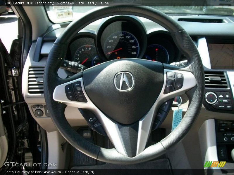 Nighthawk Black Pearl / Taupe 2008 Acura RDX Technology