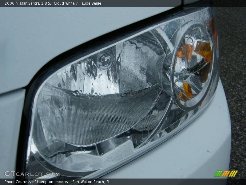 Cloud White / Taupe Beige 2006 Nissan Sentra 1.8 S
