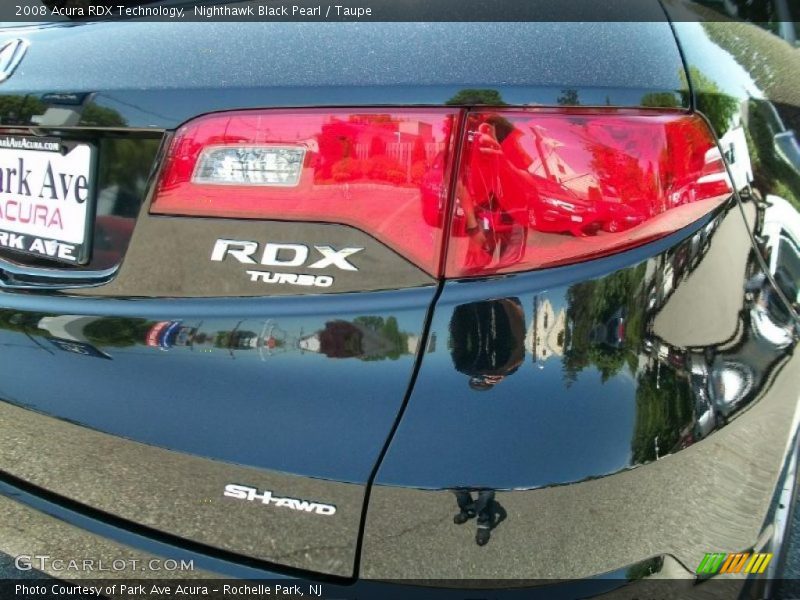 Nighthawk Black Pearl / Taupe 2008 Acura RDX Technology