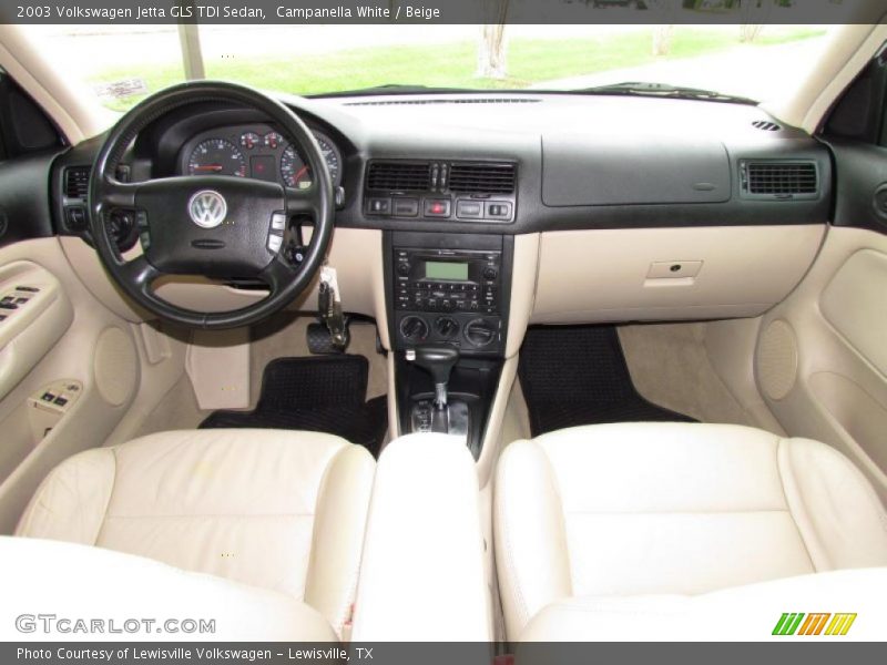 Dashboard of 2003 Jetta GLS TDI Sedan