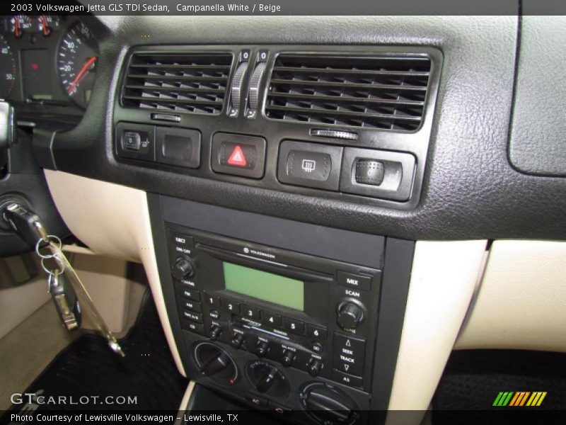 Controls of 2003 Jetta GLS TDI Sedan