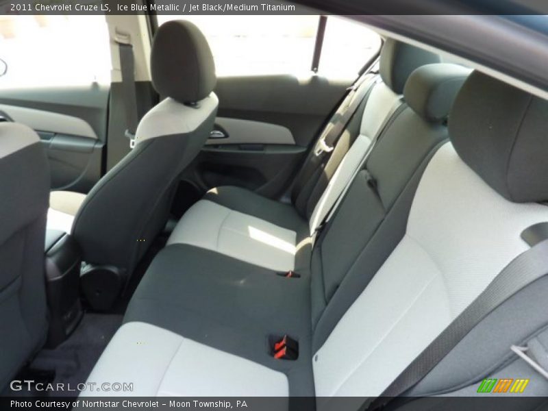 Ice Blue Metallic / Jet Black/Medium Titanium 2011 Chevrolet Cruze LS