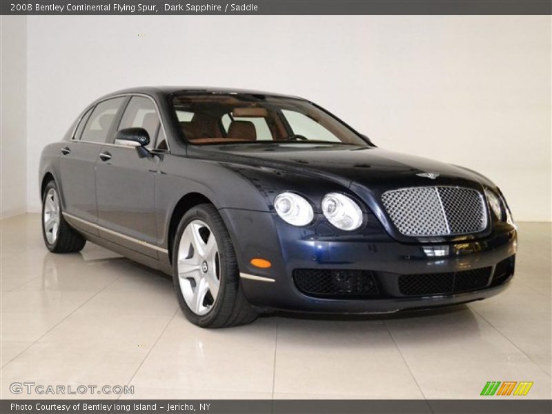 Dark Sapphire / Saddle 2008 Bentley Continental Flying Spur
