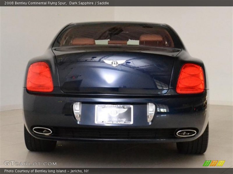 Dark Sapphire / Saddle 2008 Bentley Continental Flying Spur