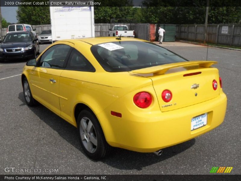 Rally Yellow / Ebony 2009 Chevrolet Cobalt LT Coupe