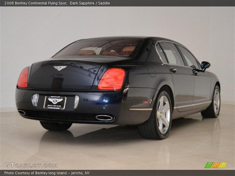 Dark Sapphire / Saddle 2008 Bentley Continental Flying Spur