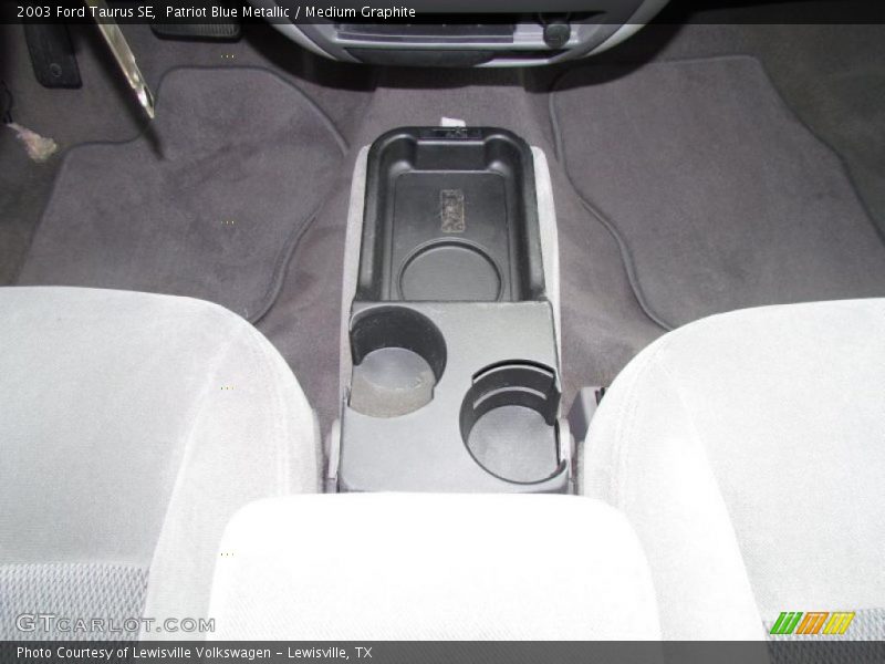 Patriot Blue Metallic / Medium Graphite 2003 Ford Taurus SE