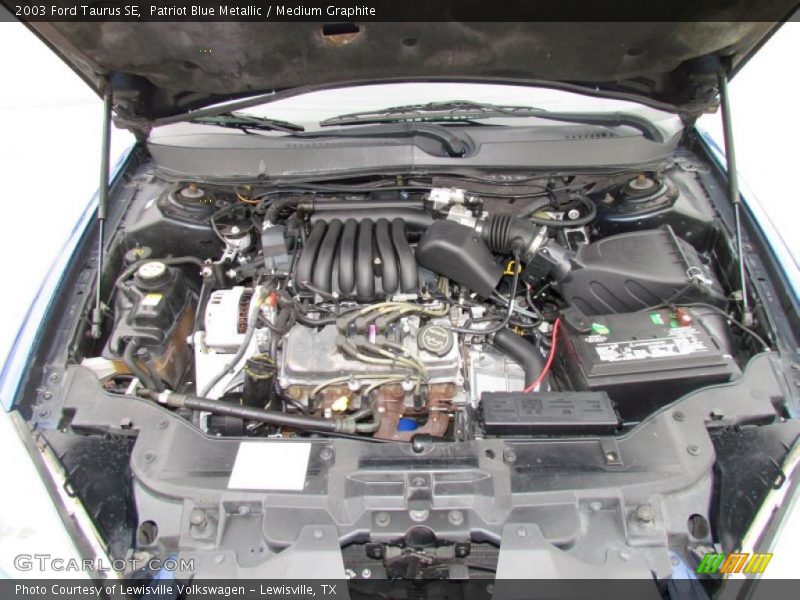 Patriot Blue Metallic / Medium Graphite 2003 Ford Taurus SE