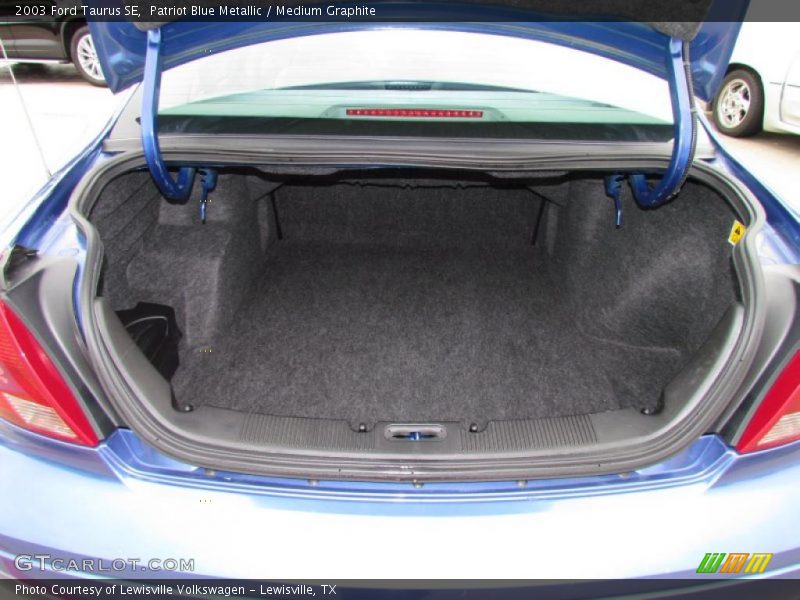 Patriot Blue Metallic / Medium Graphite 2003 Ford Taurus SE