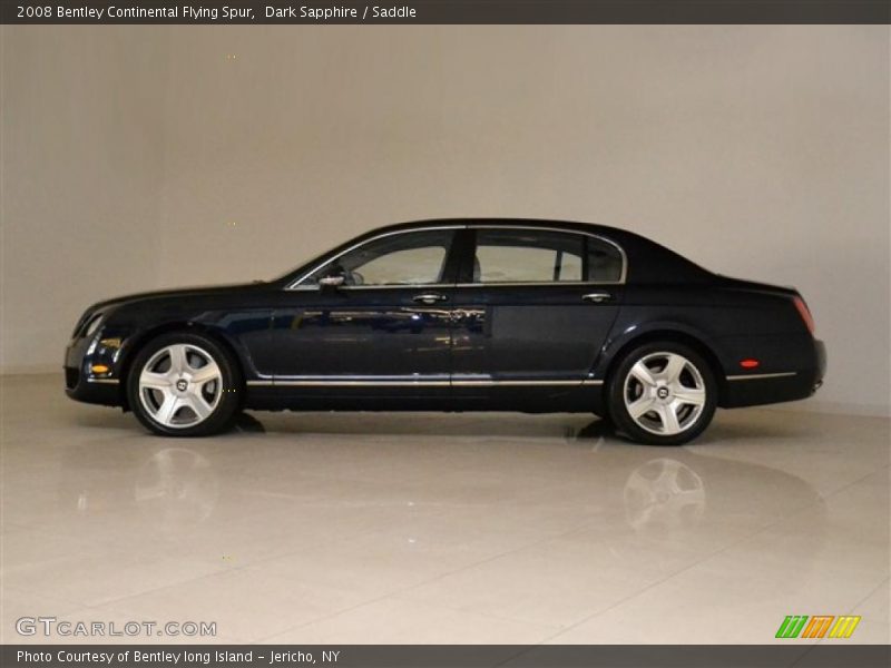 Dark Sapphire / Saddle 2008 Bentley Continental Flying Spur