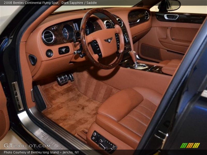 Dark Sapphire / Saddle 2008 Bentley Continental Flying Spur