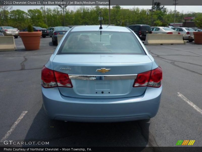 Ice Blue Metallic / Jet Black/Medium Titanium 2011 Chevrolet Cruze LS
