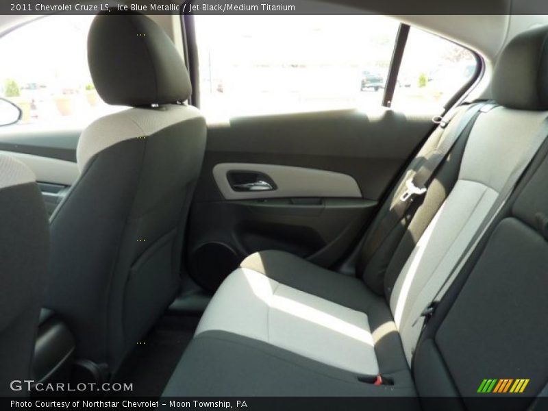 Ice Blue Metallic / Jet Black/Medium Titanium 2011 Chevrolet Cruze LS