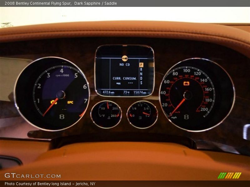  2008 Continental Flying Spur   Gauges
