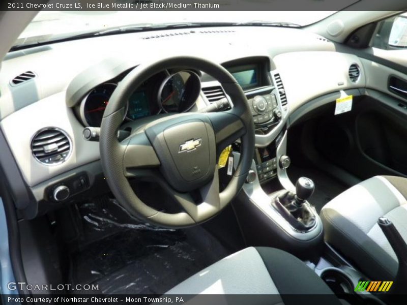 Jet Black/Medium Titanium Interior - 2011 Cruze LS 