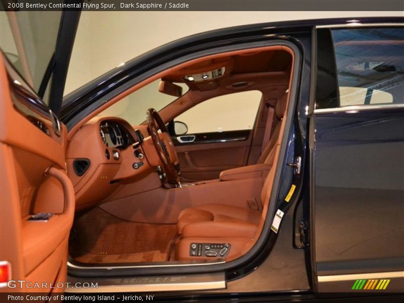 Dark Sapphire / Saddle 2008 Bentley Continental Flying Spur