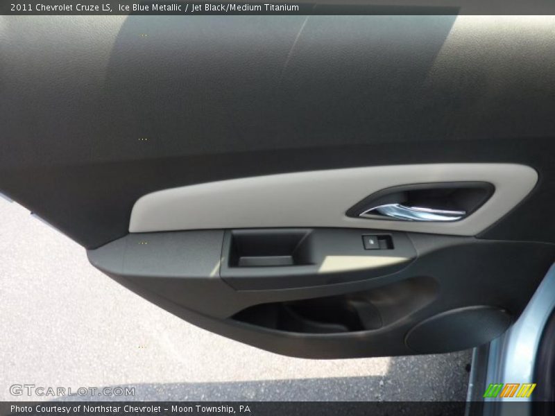 Ice Blue Metallic / Jet Black/Medium Titanium 2011 Chevrolet Cruze LS