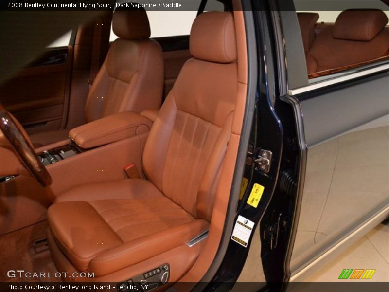  2008 Continental Flying Spur  Saddle Interior