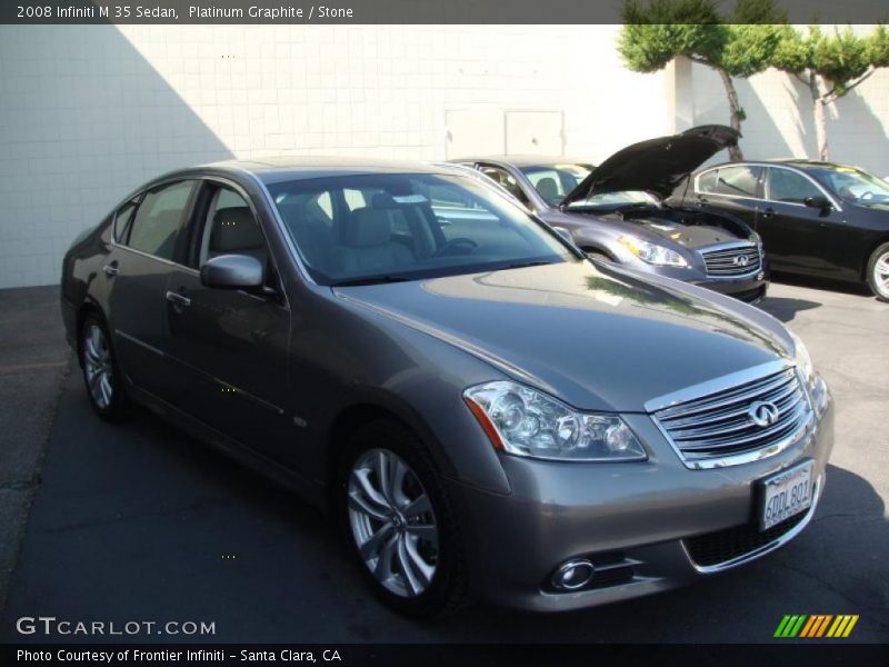Platinum Graphite / Stone 2008 Infiniti M 35 Sedan