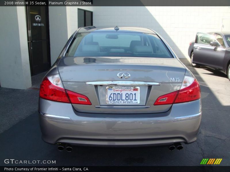 Platinum Graphite / Stone 2008 Infiniti M 35 Sedan