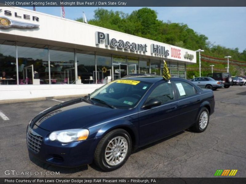 Midnight Blue Pearl / Dark Slate Gray 2006 Chrysler Sebring Sedan