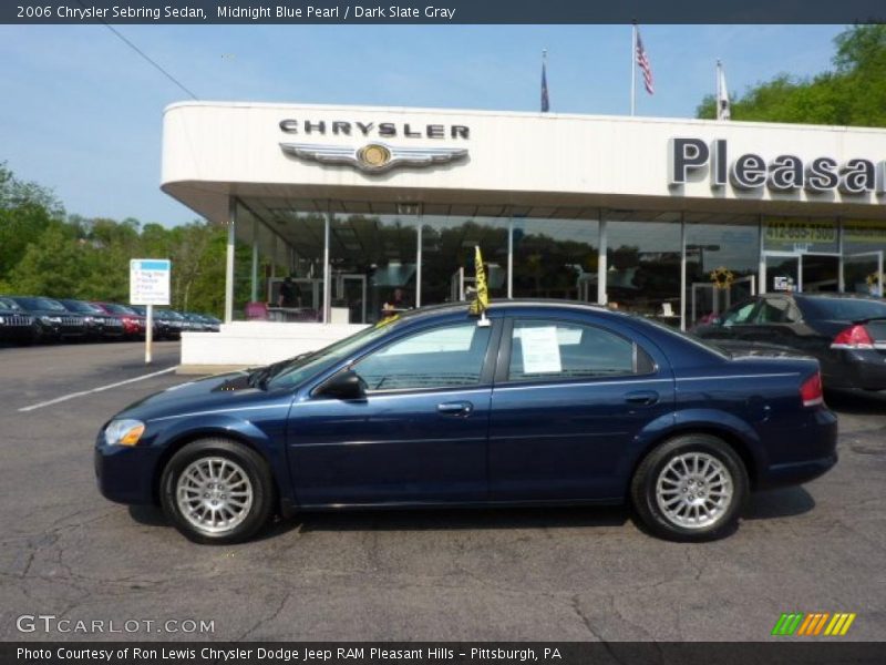Midnight Blue Pearl / Dark Slate Gray 2006 Chrysler Sebring Sedan
