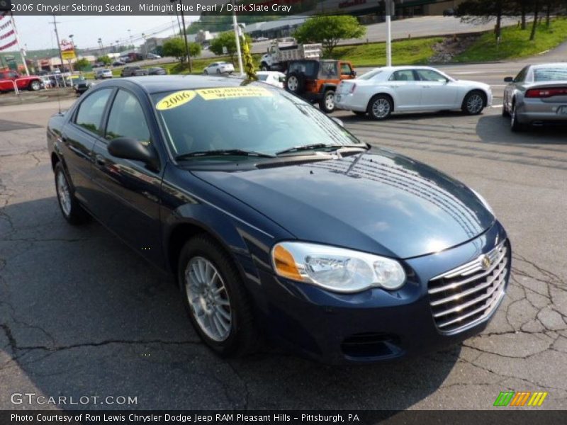 Midnight Blue Pearl / Dark Slate Gray 2006 Chrysler Sebring Sedan