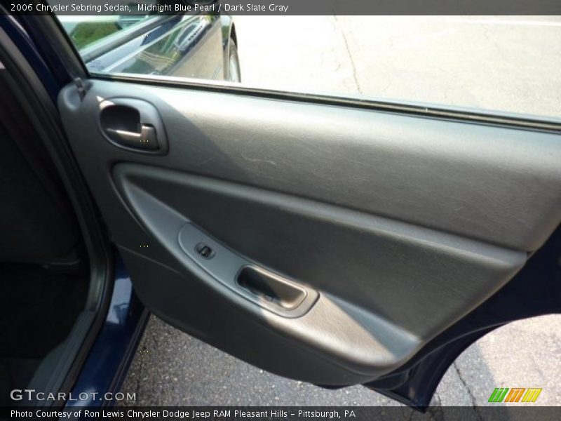 Midnight Blue Pearl / Dark Slate Gray 2006 Chrysler Sebring Sedan