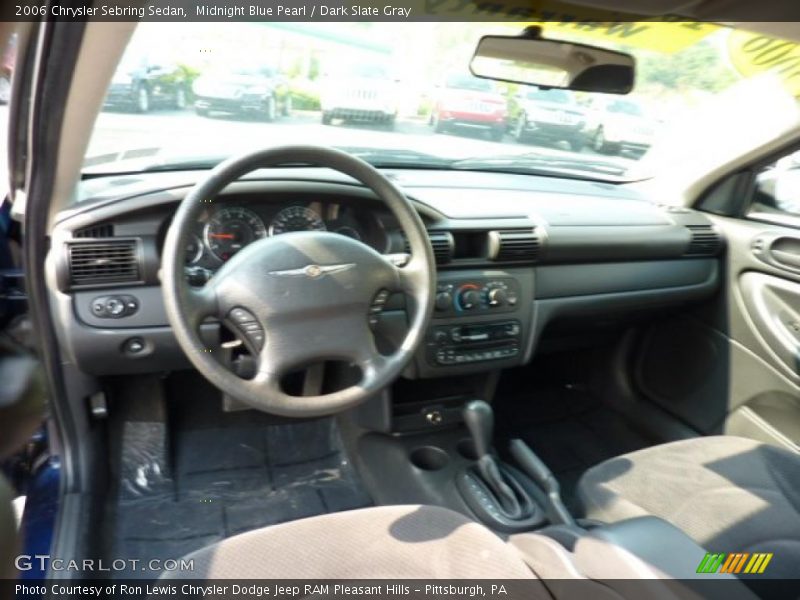 Midnight Blue Pearl / Dark Slate Gray 2006 Chrysler Sebring Sedan