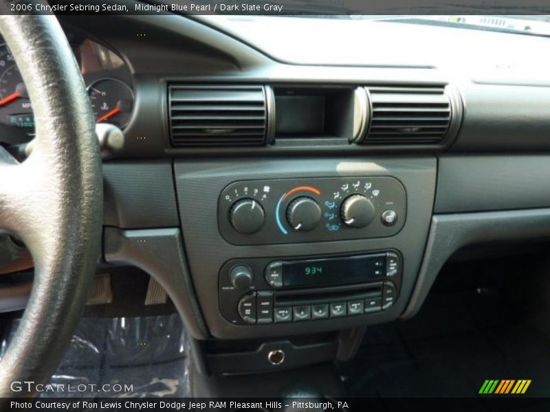 Midnight Blue Pearl / Dark Slate Gray 2006 Chrysler Sebring Sedan