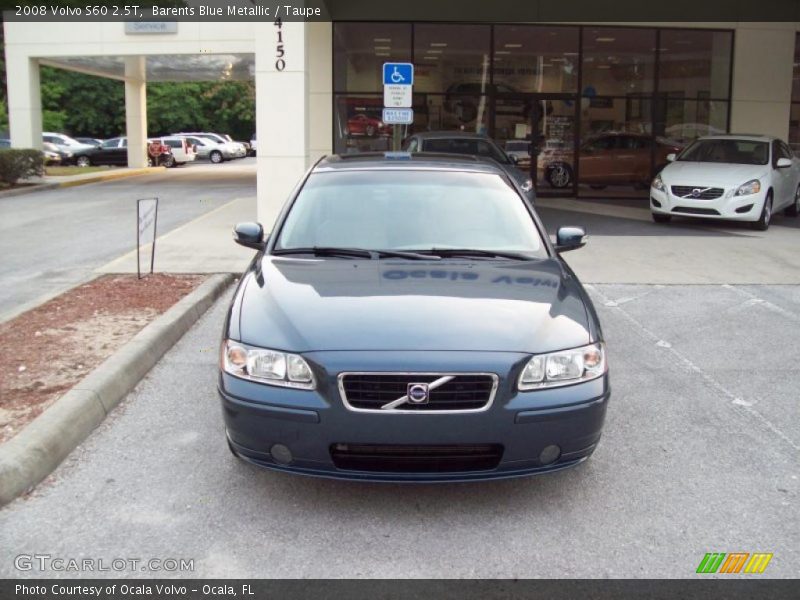 Barents Blue Metallic / Taupe 2008 Volvo S60 2.5T