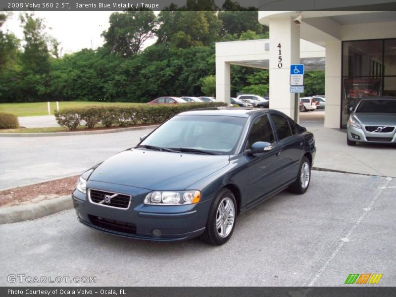 Barents Blue Metallic / Taupe 2008 Volvo S60 2.5T