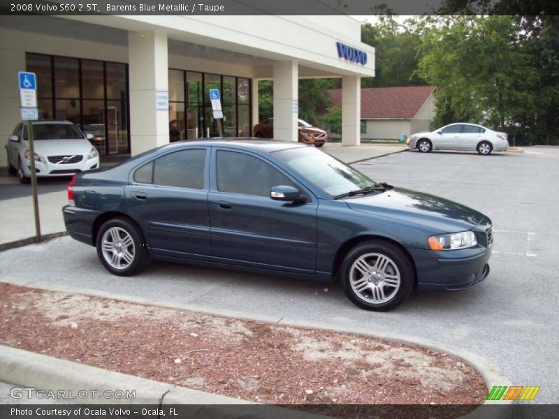 Barents Blue Metallic / Taupe 2008 Volvo S60 2.5T