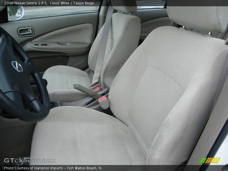 Cloud White / Taupe Beige 2006 Nissan Sentra 1.8 S