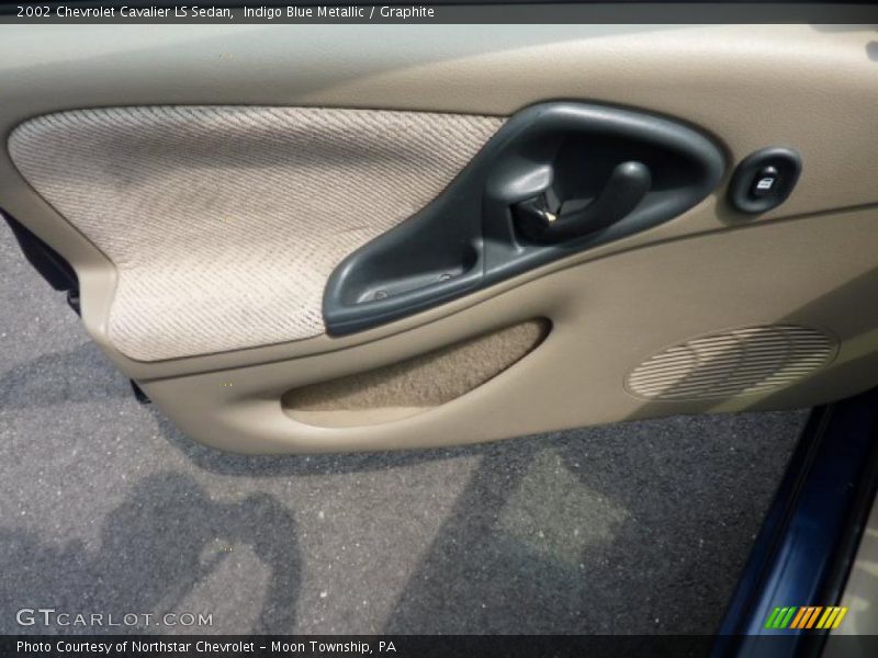 Indigo Blue Metallic / Graphite 2002 Chevrolet Cavalier LS Sedan