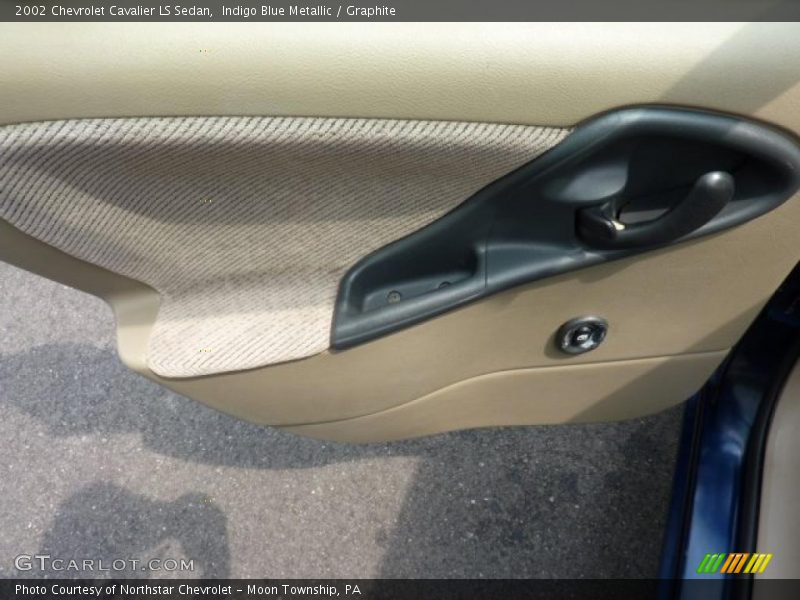 Indigo Blue Metallic / Graphite 2002 Chevrolet Cavalier LS Sedan
