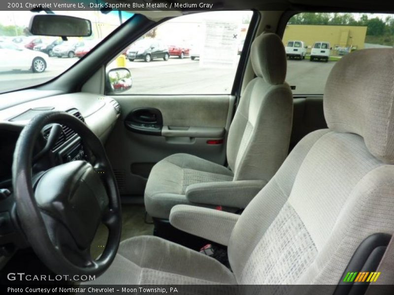 Dark Sapphire Blue Metallic / Medium Gray 2001 Chevrolet Venture LS