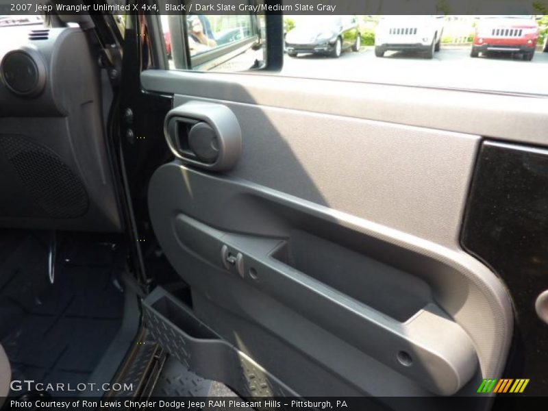 Black / Dark Slate Gray/Medium Slate Gray 2007 Jeep Wrangler Unlimited X 4x4