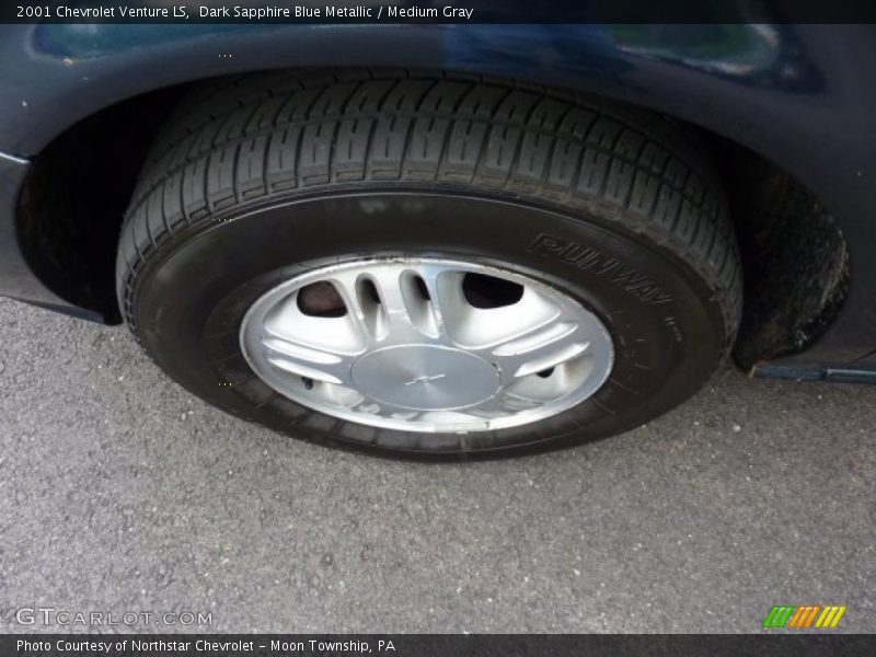 Dark Sapphire Blue Metallic / Medium Gray 2001 Chevrolet Venture LS