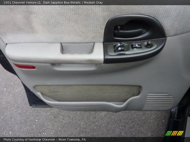 Dark Sapphire Blue Metallic / Medium Gray 2001 Chevrolet Venture LS