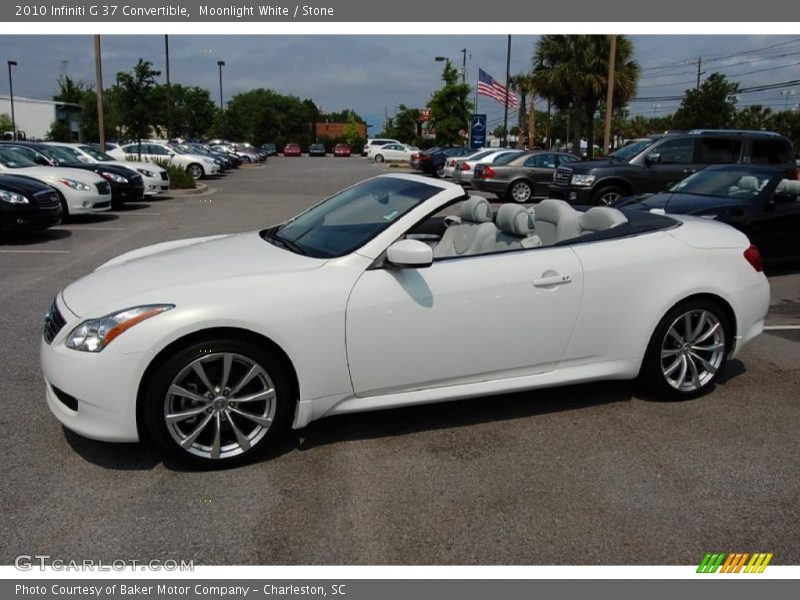  2010 G 37 Convertible Moonlight White