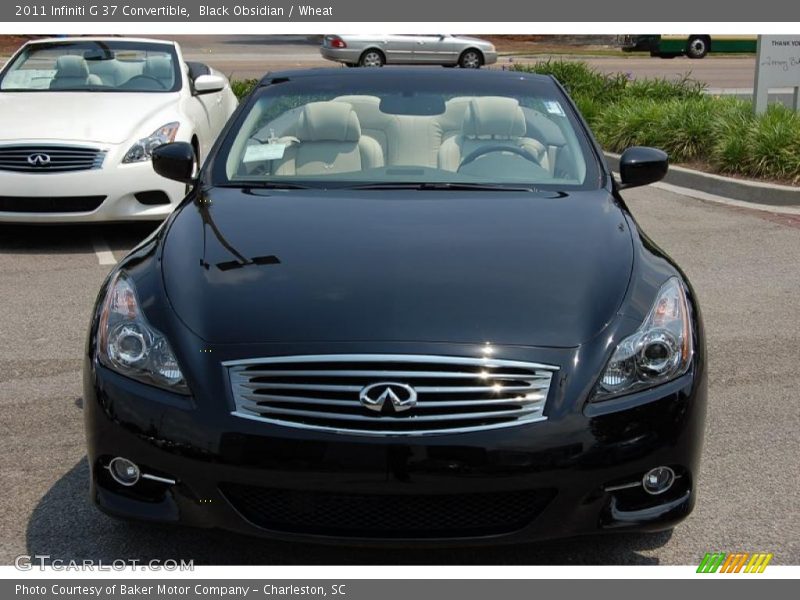 Black Obsidian / Wheat 2011 Infiniti G 37 Convertible