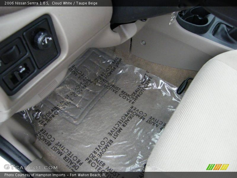 Cloud White / Taupe Beige 2006 Nissan Sentra 1.8 S