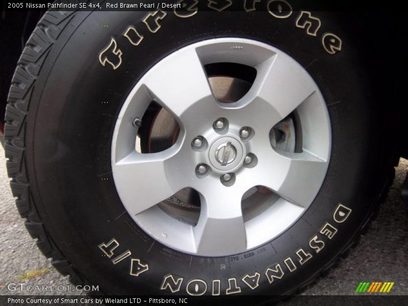 Red Brawn Pearl / Desert 2005 Nissan Pathfinder SE 4x4