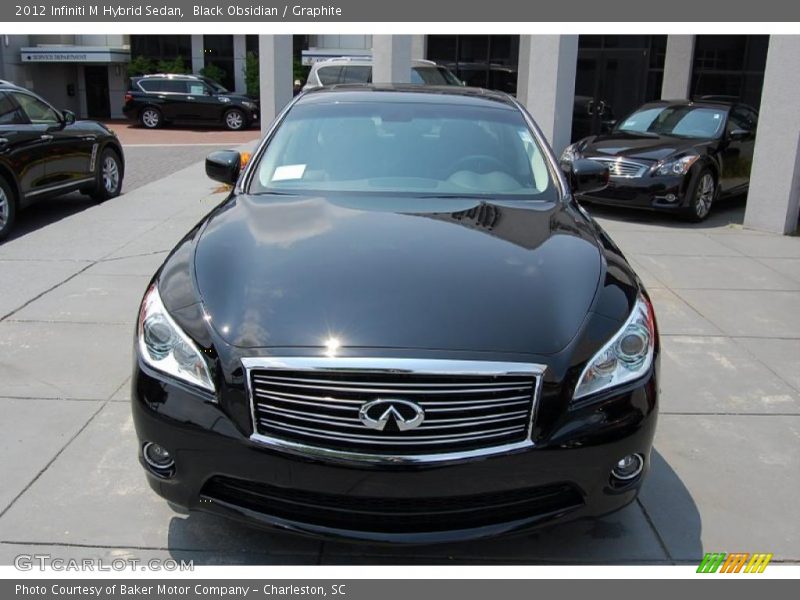 Black Obsidian / Graphite 2012 Infiniti M Hybrid Sedan
