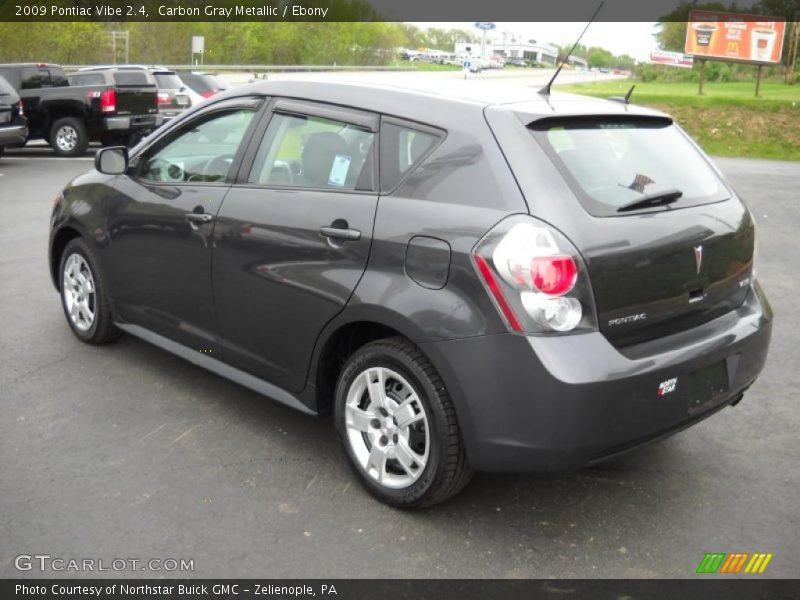 Carbon Gray Metallic / Ebony 2009 Pontiac Vibe 2.4