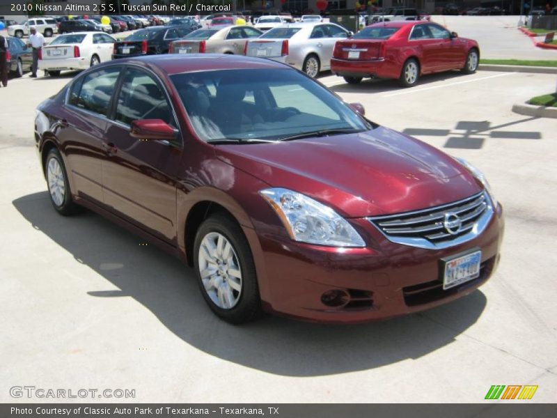 Tuscan Sun Red / Charcoal 2010 Nissan Altima 2.5 S