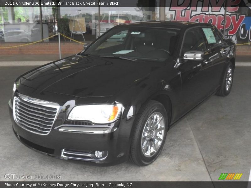Brilliant Black Crystal Pearl / Black 2011 Chrysler 300 Limited